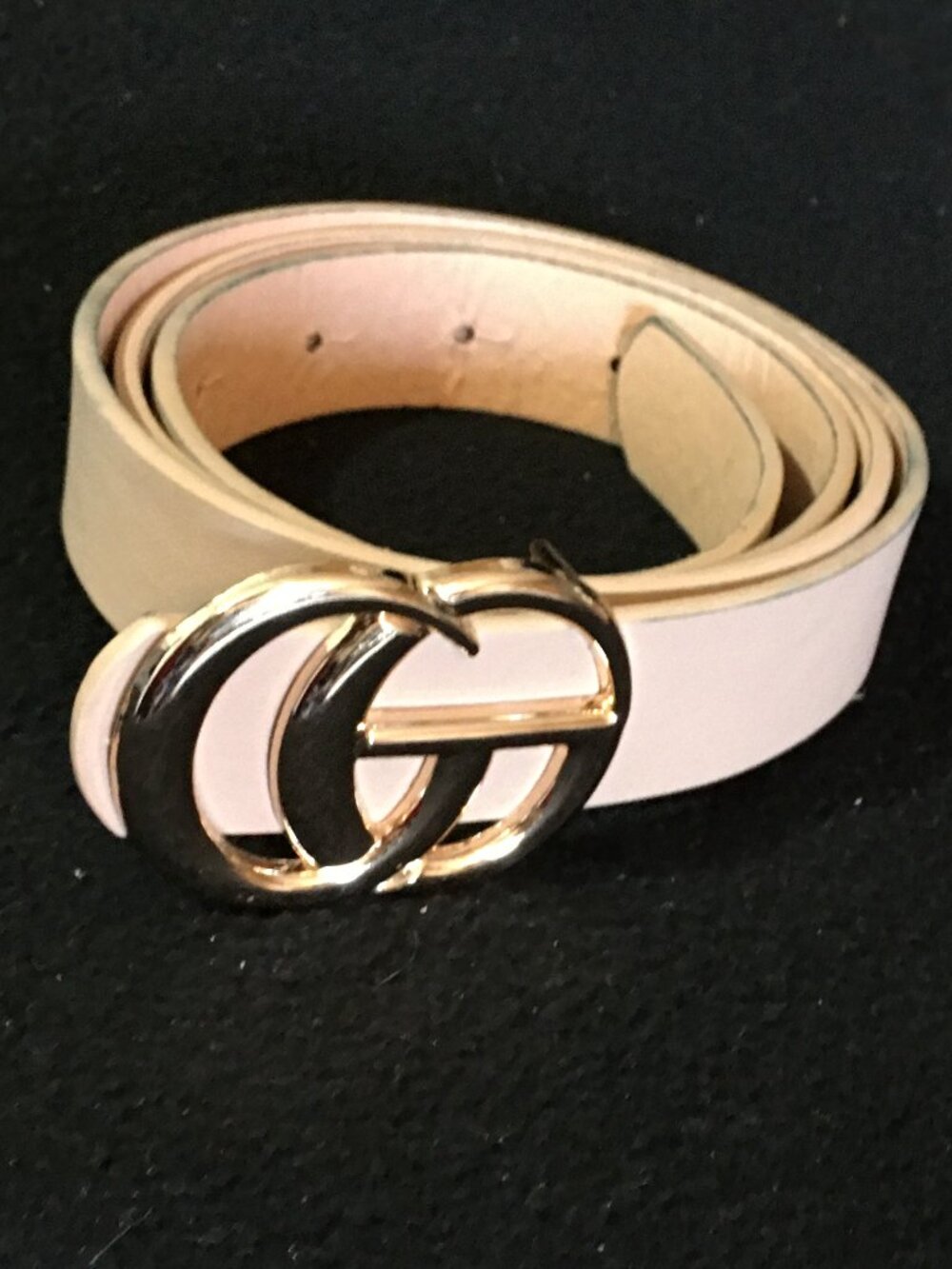 Ladies Faux "GG" Belt
